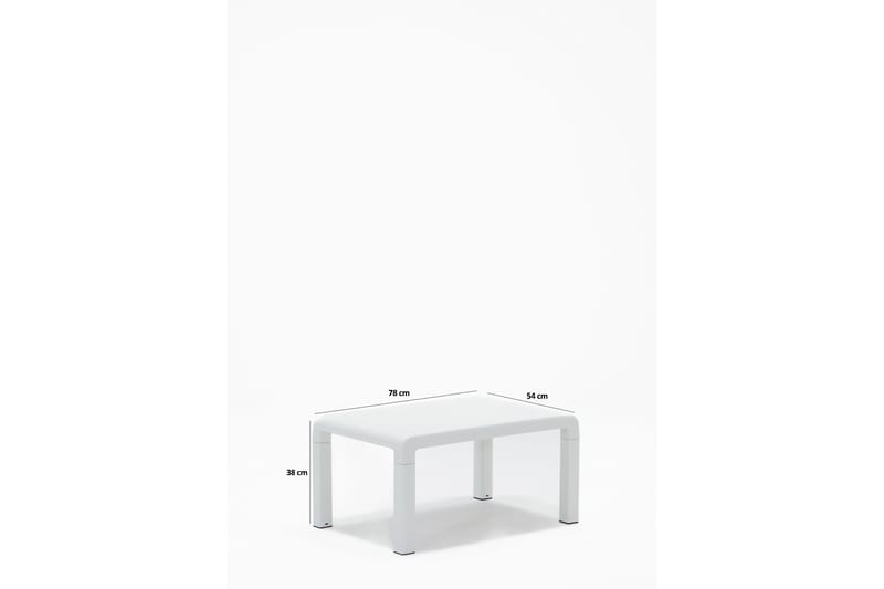 Elvor Sofa 4-seter - Hvit - Hage - Utemiljø - Veranda & terrasse - Verandamøbler