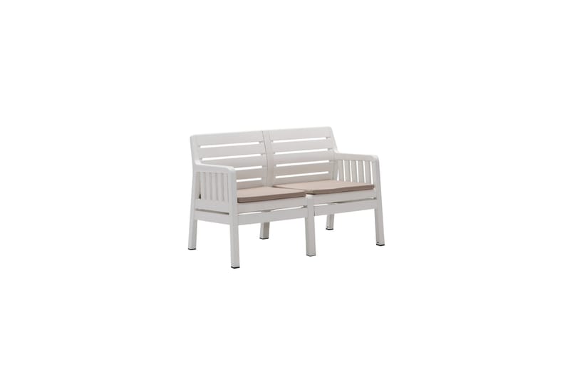 Elvor Sofa 4-seter - Hvit - Hage - Utemiljø - Veranda & terrasse - Verandamøbler