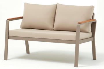 Estra Loungegruppe utendørs - Beige - Hagemøbler - Loungemøbler - Sofagruppe utendørs