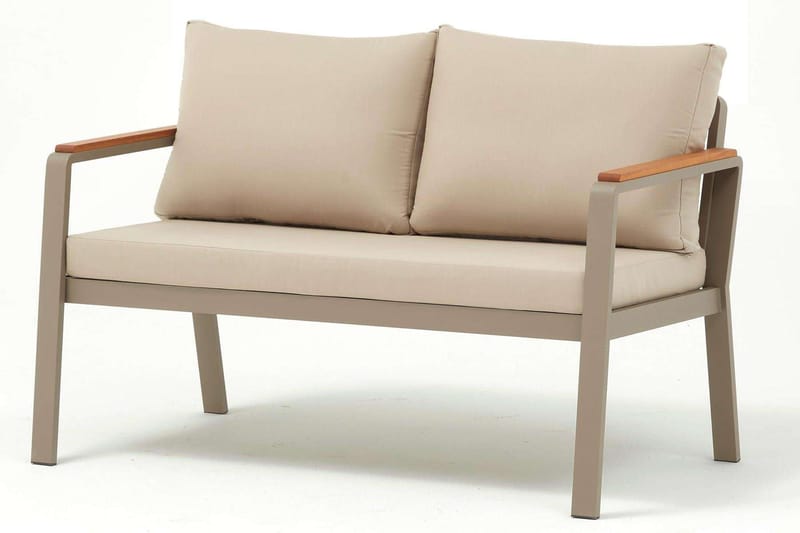 Estra Loungegruppe utendørs - Beige - Hage - Utemiljø - Veranda & terrasse - Verandamøbler