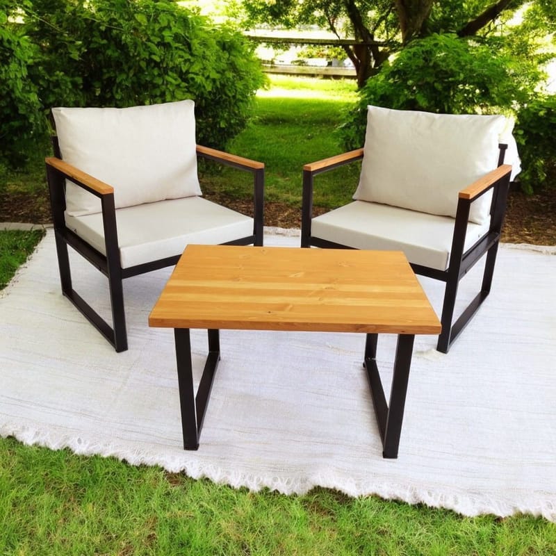 Feylan 2-seters Sofagruppe Utendørs - Beige - Hage - Utemiljø - Veranda & terrasse - Verandamøbler