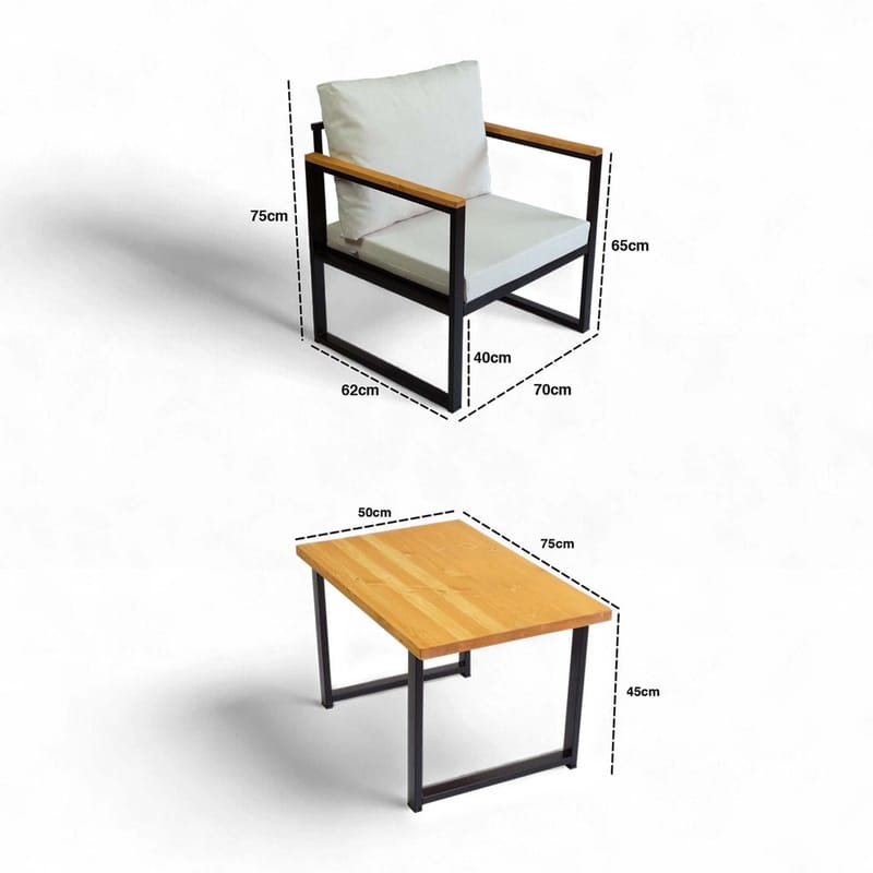 Feylan Sofagruppe Utendørs - Beige - Hage - Utemiljø - Veranda & terrasse - Verandamøbler