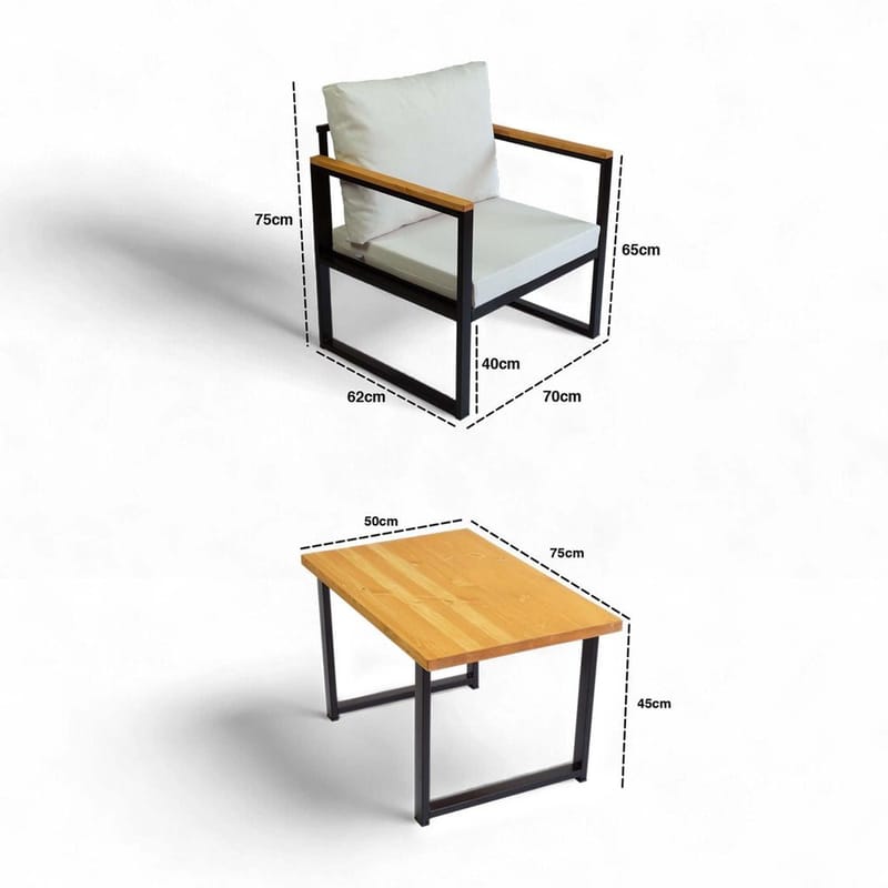 Feylan Sofagruppe Utendørs - Beige - Hage - Utemiljø - Veranda & terrasse - Verandamøbler