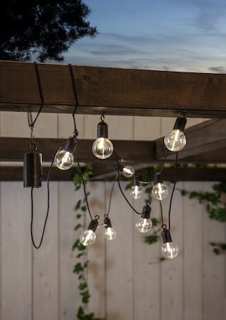 Fiesta lysslynge - klar transparent - Hage - Utemiljø - Veranda & terrasse - Verandabelysning