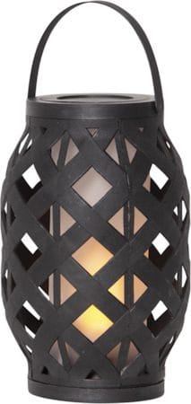 Flame Black lykt 15 cm - svart - Hage - Utemiljø - Veranda & terrasse - Verandabelysning