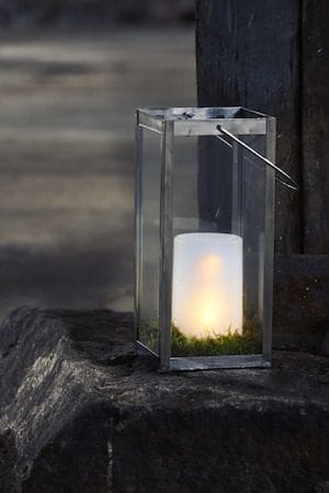 Flame Candle LED-kubbelys 9 cm - hvit - Hage - Utemiljø - Veranda & terrasse - Verandabelysning