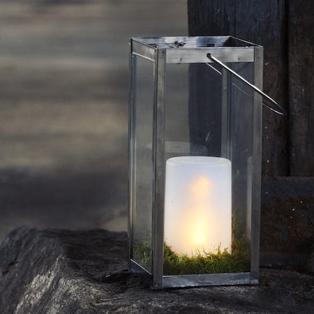 Flame Candle LED-kubbelys 9 cm - hvit - Hage - Utemiljø - Veranda & terrasse - Verandabelysning