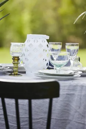 Flame lykt 15 cm - hvit - Hage - Utemiljø - Veranda & terrasse - Verandabelysning