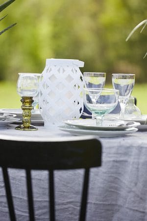 Flame lykt 15 cm - hvit - Hage - Utemiljø - Veranda & terrasse - Verandabelysning