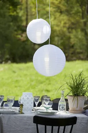 Flame lykt 15 cm - hvit - Hage - Utemiljø - Veranda & terrasse - Verandabelysning