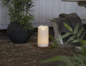 Flamme Grand LED-kubbelys 30 cm - hvit - Hage - Utemiljø - Veranda & terrasse - Verandabelysning