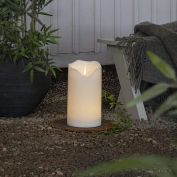 Flamme Grand LED-kubbelys 30 cm - hvit - Hage - Utemiljø - Veranda & terrasse - Verandabelysning