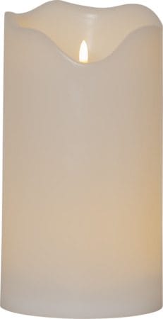 Flamme Grand LED-kubbelys 30 cm - hvit - Hage - Utemiljø - Veranda & terrasse - Verandabelysning