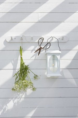 Flamme lykt 13,5 cm - hvit - Hage - Utemiljø - Veranda & terrasse - Verandabelysning