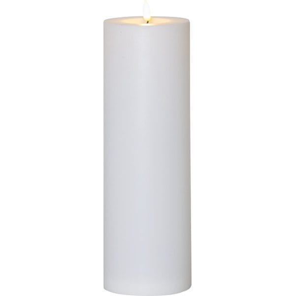 Flamme Rett LED-lys 32,5 cm - hvit - Hage - Utemiljø - Veranda & terrasse - Verandabelysning