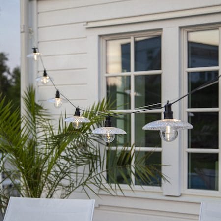 Glassy Light lysslynge - transparent med svart kabel - Hage - Utemiljø - Veranda & terrasse - Verandabelysning