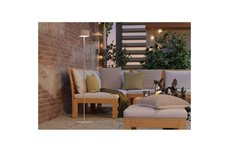 Gulvlampe Eglo Roccanova-L Hvit - Hvit - Hage - Utemiljø - Veranda & terrasse - Verandabelysning