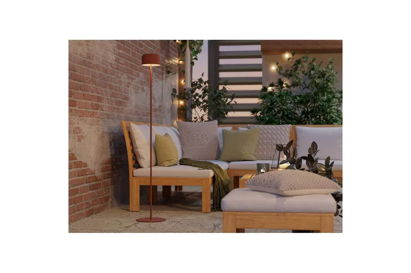 Gulvlampe Eglo Roccanova-L Rød - Rød - Hage - Utemiljø - Veranda & terrasse - Verandabelysning