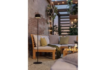 Gulvlampe Eglo Roccanova-L Svart - Svart - Hage - Utemiljø - Veranda & terrasse - Verandabelysning