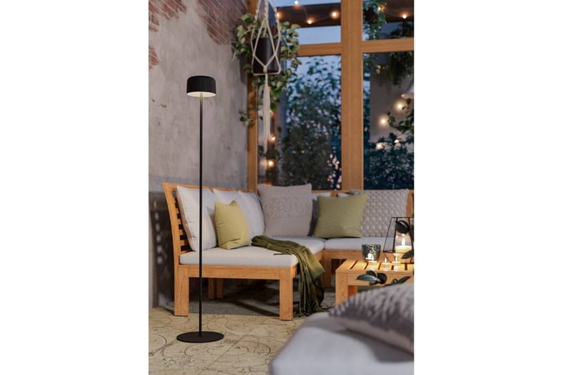 Gulvlampe Eglo Roccanova-L Svart - Svart - Hage - Utemiljø - Veranda & terrasse - Verandabelysning