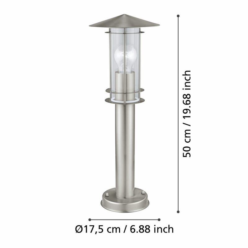 Gulvlampe Lisio - 17,5 cm - Belysning - Utebelysning - Stolpelykt & portlykt