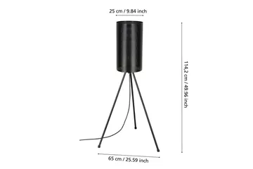 Gulvlampe Utendørs Eglo Ladunara - Svart - Hage - Utemiljø - Veranda & terrasse - Verandabelysning