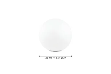 Gulvlampe Utendørs Eglo Monterolo 300 mm - Hvit - Hage - Utemiljø - Veranda & terrasse - Verandabelysning