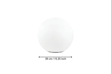 Gulvlampe Utendørs Eglo Monterolo 390 mm - Hvit - Hage - Utemiljø - Veranda & terrasse - Verandabelysning