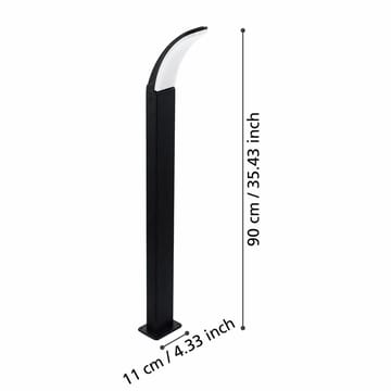 Gulvlys Fiumicino - 11 cm - Belysning - Utebelysning - Stolpelykt & portlykt