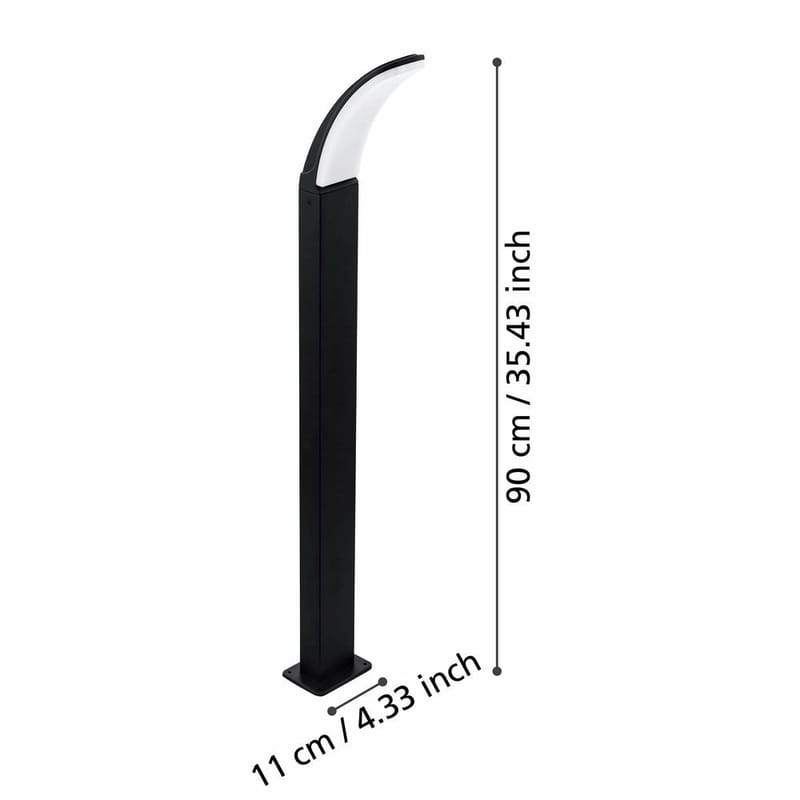 Gulvlys Fiumicino - 11 cm - Belysning - Utebelysning - Stolpelykt & portlykt