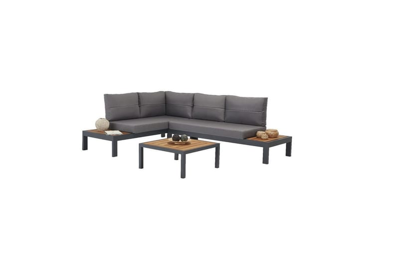 Hage loungesett Bulskoll Tre - Grå - Hage - Utemiljø - Veranda & terrasse - Verandamøbler