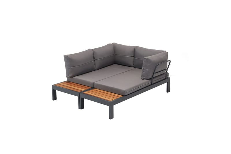 Hage loungesett Bulskoll Tre - Grå - Hage - Utemiljø - Veranda & terrasse - Verandamøbler