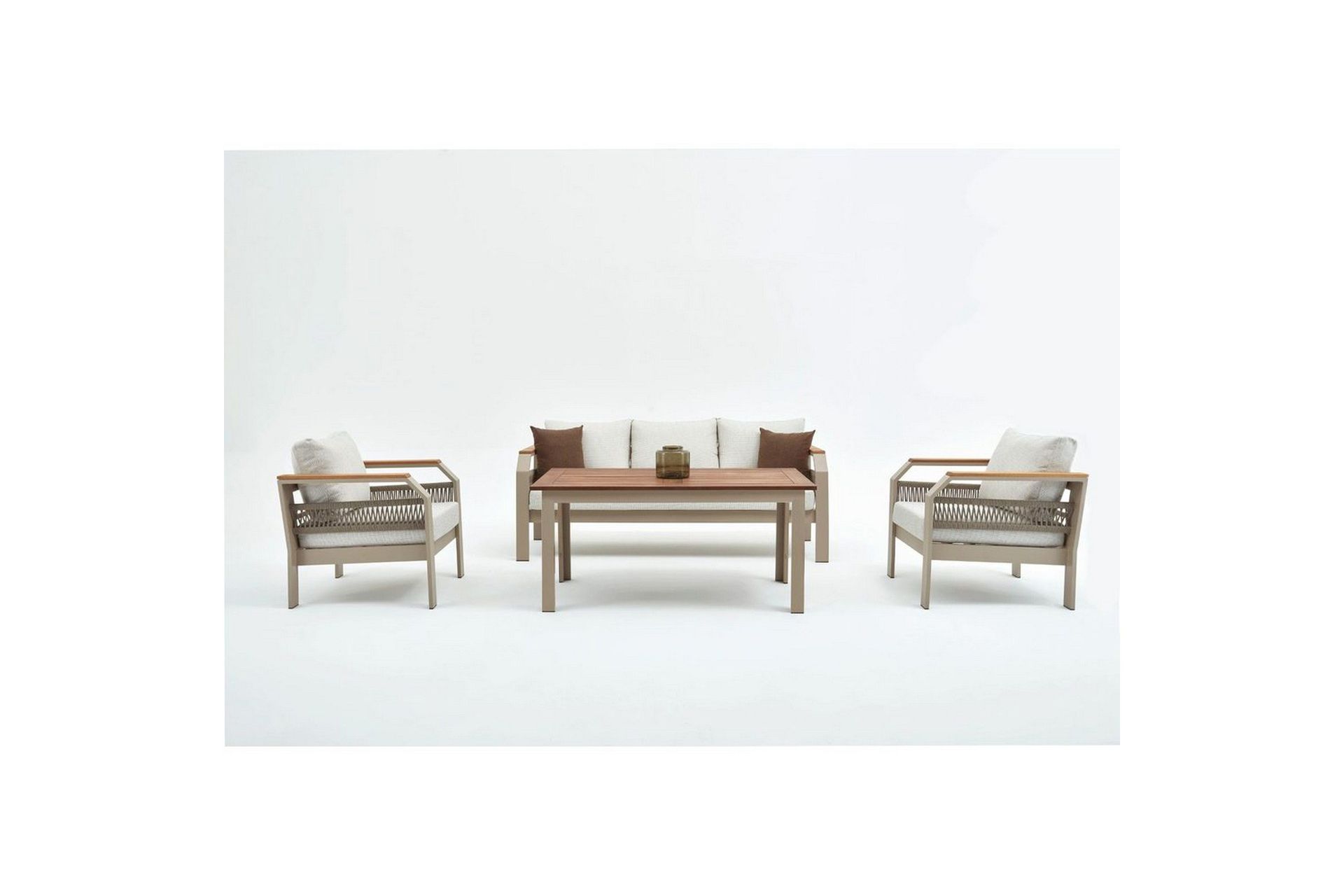 Hage loungesett Farra Beige - Beige