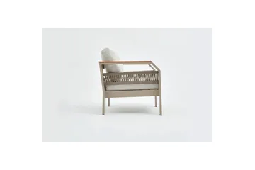 Hage loungesett Farra Beige - Beige - Hagemøbler - Loungemøbler - Sofagruppe utendørs