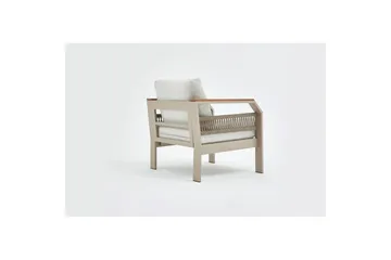 Hage loungesett Farra Beige - Beige - Hagemøbler - Loungemøbler - Sofagruppe utendørs