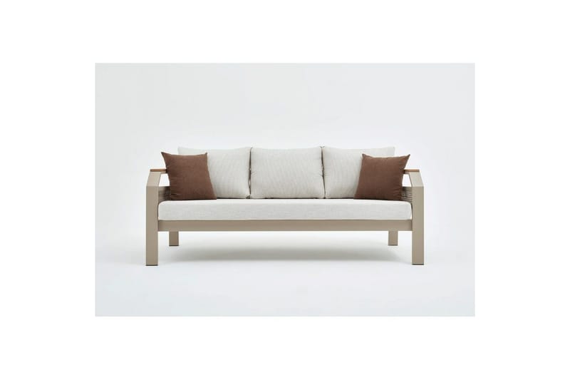 Hage loungesett Farra Beige - Beige - Hage - Utemiljø - Veranda & terrasse - Verandamøbler