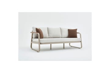 Hage loungesett Rio Beige - Beige - Hagemøbler - Loungemøbler - Sofagruppe utendørs