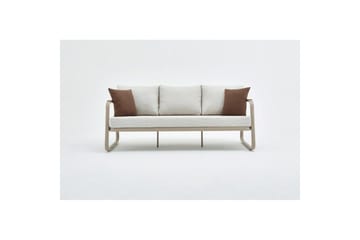 Hage loungesett Rio Beige - Beige - Hagemøbler - Loungemøbler - Sofagruppe utendørs