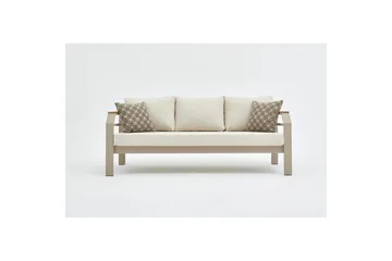 Hage loungesett Sudassento Beige - Beige - Hagemøbler - Loungemøbler - Sofagruppe utendørs