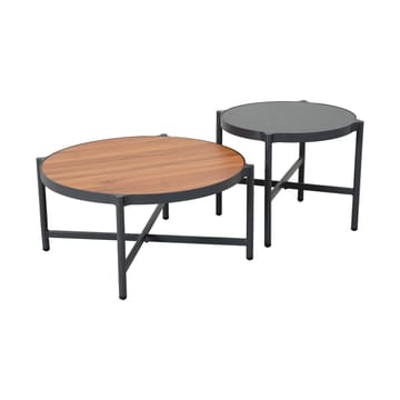 Hagemøbelgruppe Tuxedo Hjørnesofa og 2 Bord - Grønn - Hagemøbler - Loungemøbler - Sofagruppe utendørs