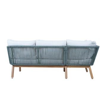 Hagemøbelgruppe Tuxedo Hjørnesofa og 2 Bord - Grønn - Hagemøbler - Loungemøbler - Sofagruppe utendørs