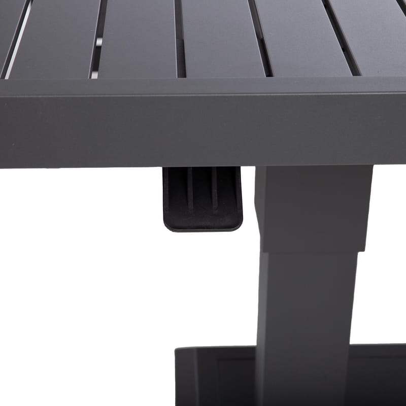 Hagemøbelsett HOME4YOU Bristol bord, sofa og 2 stoler grå - Grå - Hage - Utemiljø - Veranda & terrasse - Verandamøbler