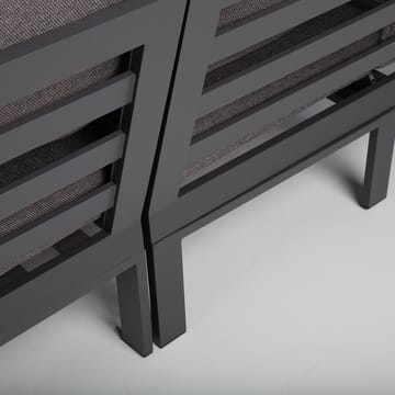 Hagemøbelsett HOME4YOU Rio hjørnesofa og bord mørkegrå - Mørkegrå - Hagemøbler - Loungemøbler - Sofagruppe utendørs