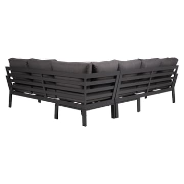 Hagemøbelsett HOME4YOU Rio hjørnesofa og bord mørkegrå - Mørkegrå - Hagemøbler - Loungemøbler - Sofagruppe utendørs