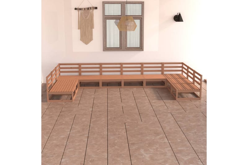 Hagesofagruppe 10 deler heltre furu - Brun - Hage - Utemiljø - Veranda & terrasse - Verandamøbler