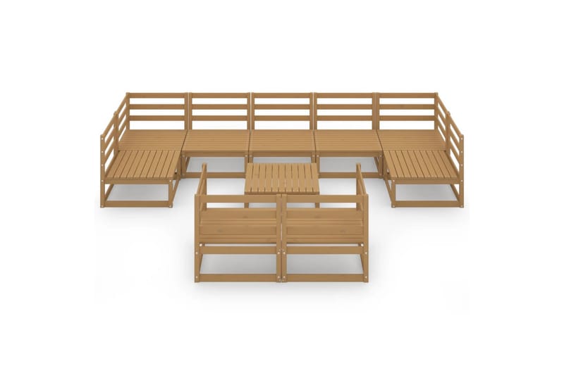 Hagesofagruppe 10 deler heltre furu - Brun - Hage - Utemiljø - Veranda & terrasse - Verandamøbler