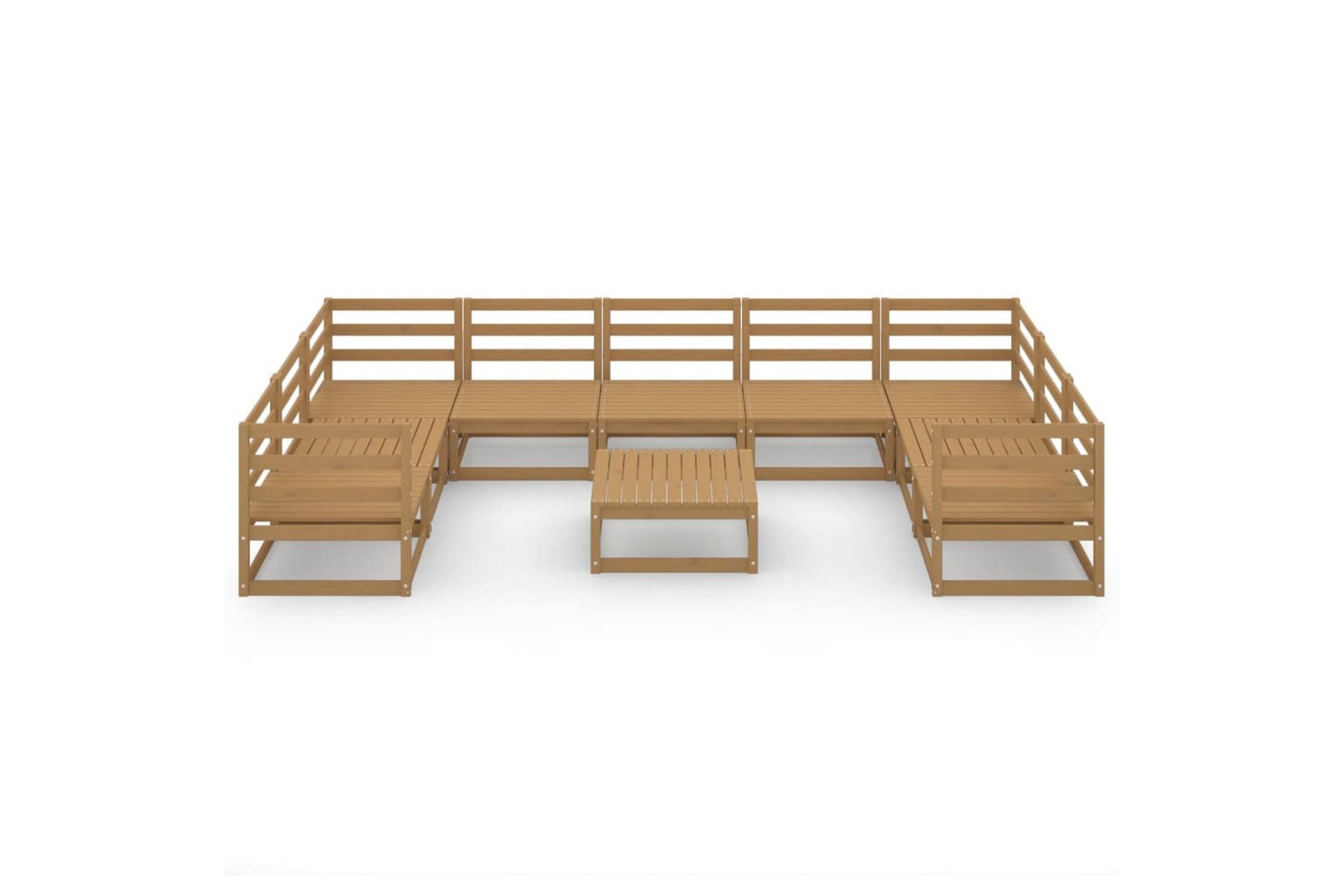 Hagesofagruppe 10 deler heltre furu - Brun - Hage - Utemiljø - Veranda & terrasse - Verandamøbler