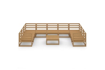Hagesofagruppe 10 deler heltre furu - Brun - Hage - Utemiljø - Veranda & terrasse - Verandamøbler