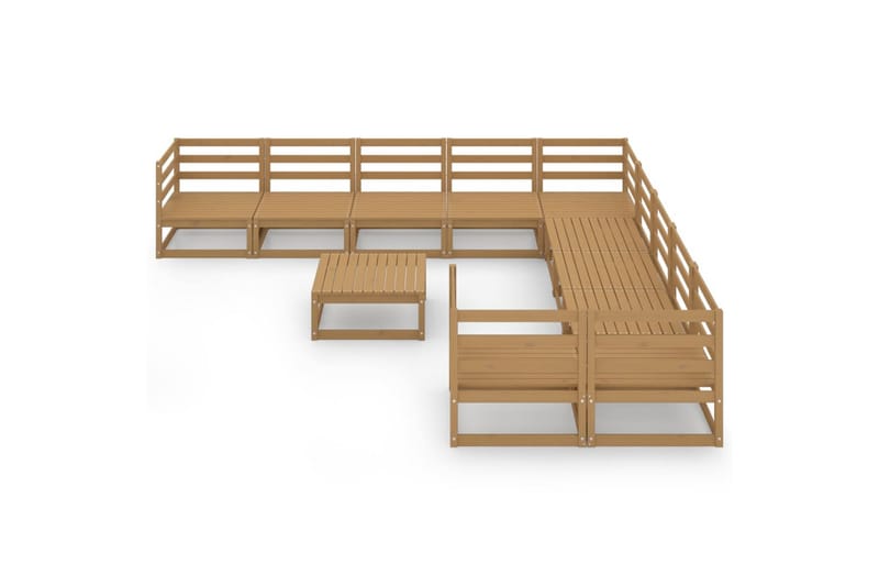 Hagesofagruppe 11 deler heltre furu - Brun - Hage - Utemiljø - Veranda & terrasse - Verandamøbler