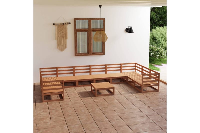 Hagesofagruppe 11 deler heltre furu - Brun - Hage - Utemiljø - Veranda & terrasse - Verandamøbler